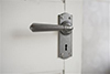 Bromley Handle, Nowton Keyhole Plate, Polished