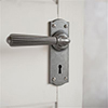 Bromley Handle, Nowton Keyhole Plate, Polished