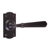 Bromley Handle, Nowton Short Plate, Matt Black