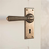 Bromley Handle, Ripley Keyhole Plate, Antiqued Brass