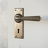 Bromley Handle, Ripley Keyhole Plate, Antiqued Brass