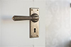 Bromley Handle, Ripley Keyhole Plate, Antiqued Brass