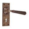 Bromley Handle, Ripley Keyhole Plate, Antiqued Brass