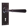 Bromley Handle, Ripley Keyhole Plate, Matt Black