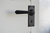 Bromley Handle, Ripley Keyhole Plate, Matt Black