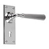 Bromley Handle, Ripley Keyhole Plate, Nickel