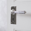 Bromley Handle, Ripley Keyhole Plate, Nickel