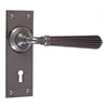 Bromley Handle, Ripley Keyhole Plate, Polished