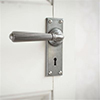 Bromley Handle, Ripley Keyhole Plate, Polished