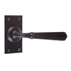 Bromley Handle, Ripley Short Plate, Matt Black