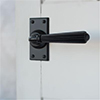 Bromley Handle, Ripley Short Plate, Matt Black