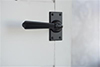 Bromley Handle, Ripley Short Plate, Matt Black