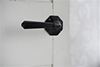 Bromley Handle, Shaftesbury Plate, Matt Black