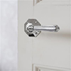 Bromley Handle, Shaftesbury Plate, Nickel