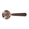 Bromley Handle, Rowley Plate, Antiqued Brass