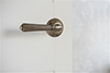 Bromley Handle, Rowley Plate, Antiqued Brass