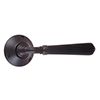 Bromley Handle, Rowley Plate, Matt Black