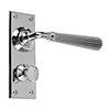 Bromley Handle, Bristol Privacy Plate, Nickel