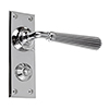 Bromley Handle, Bristol Privacy Plate, Nickel