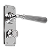 Bromley Handle, Ilkley Privacy Plate, Nickel