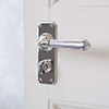 Bromley Handle, Ilkley Privacy Plate, Nickel