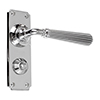 Bromley Handle, Ilkley Privacy Plate, Nickel