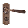 Bromley Handle, Nowton Privacy Plate, Antiqued Brass