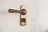 Bromley Handle, Nowton Privacy Plate, Antiqued Brass