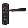 Bromley Handle, Nowton Privacy Plate, Matt Black