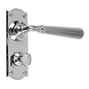 Bromley Handle, Nowton Privacy Plate, Nickel