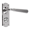 Bromley Handle, Nowton Privacy Plate, Nickel