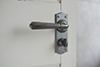 Bromley Handle, Nowton Privacy Plate, Polished