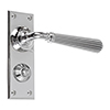 Bromley Handle, Ripley Privacy Plate, Nickel