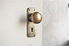 Holkham Door Knob, Ilkley Keyhole Plate, Antiqued Brass