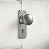 Holkham Door Knob, Ilkley Keyhole Plate, Polished