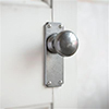 Holkham Door Knob, Ilkley Plain Plate, Polished