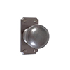 Holkham Door Knob, Ilkley Short Plate, Polished