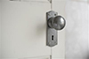 Holkham Door Knob, Nowton Keyhole Plate, Polished