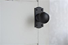 Holkham Door Knob, Nowton Short Plate, Matt Black