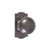 Holkham Door Knob, Nowton Short Plate, Polished