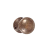 Holkham Door Knob, Reeded Plate, Antiqued Brass