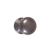 Holkham Door Knob, Reeded Plate, Polished