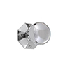 Holkham Door Knob, Shaftesbury Plate, Nickel