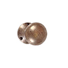 Holkham Door Knob, Rowley Plate, Antiqued Brass