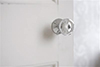 Holkham Door Knob, Rowley Plate, Nickel