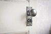 Holkham Door Knob, Bristol Privacy Plate, Polished