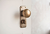 Holkham Door Knob, Ilkley Privacy Plate, Antiqued Brass