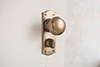 Holkham Door Knob, Nowton Privacy Plate, Antiqued Brass