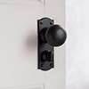 Holkham Door Knob, Nowton Privacy Plate, Beeswax