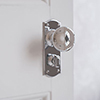 Holkham Door Knob, Nowton Privacy Plate, Nickel